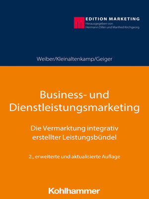 cover image of Business- und Dienstleistungsmarketing